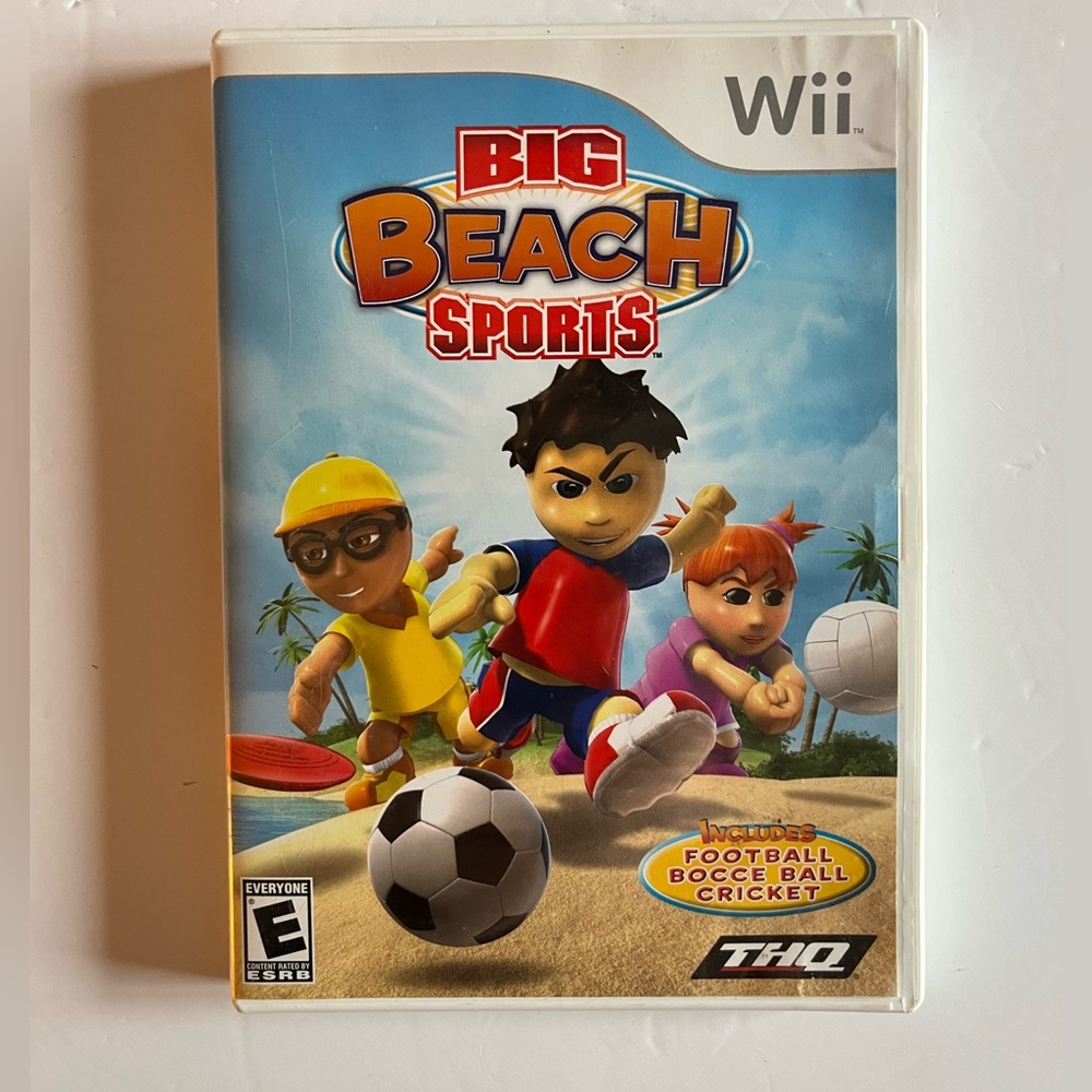 Nostalgic Y2K Wii Game | Big Beach Sports Nintendo Wii CIB